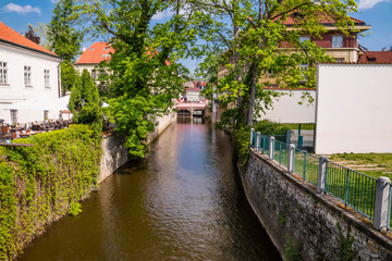 Fototapeta na wymiar Ponte sul canale Praga