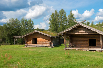 Residential houses of the Slavic village of the tenth century