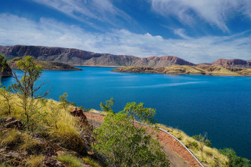 View of Lake Agryle Western Australia