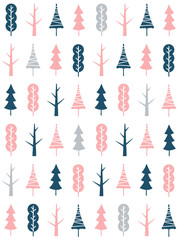 北欧風のシームレスパターン