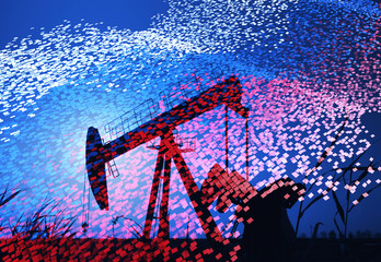 National flag and oil economy,Russia