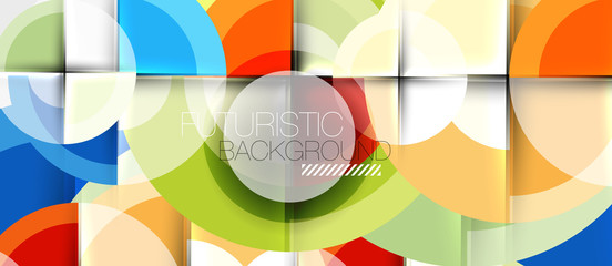 Circular geometrical design template