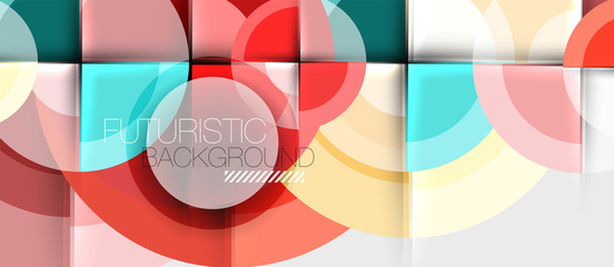 Circular geometrical design template