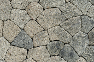 Background texture of stone wall, close up