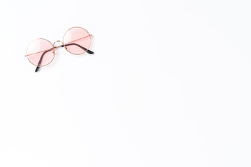 Fashion sunglasses isolated on white background