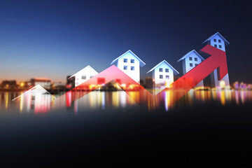 Real estate economy, housing price increase, stock market improvement, career success