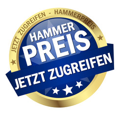 Button with Banner top price - buy now