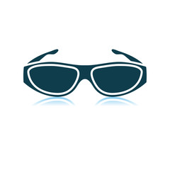 Poker Sunglasses Icon