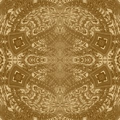 Gold pcb technology background and computer pattern,  tech golden.