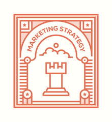 MARKETING STRATEGY ICON CONCEPT