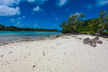 Tropical resort life in Vanuatu, near Port File, Efate Island