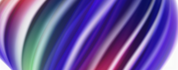 Color flowing waves, liquid conceptual abstract background