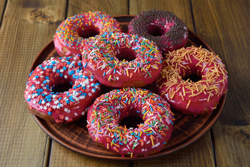 Donuts with icing