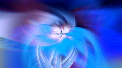 flame fractal dark background blue. scientific hot.