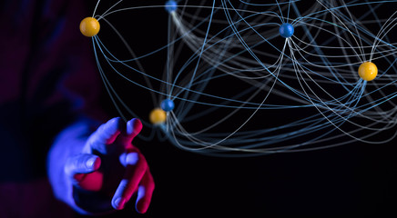  touching global network and data customer connection