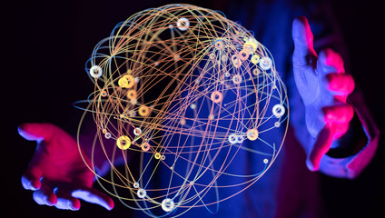  touching global network and data customer connection