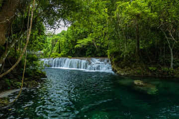 Rarru Rentapao Cascades, Waterfall and the River, Teouma village, Efate Island, Vanuatu