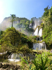 Thilorsu Waterfall in Tak province, Thailand
