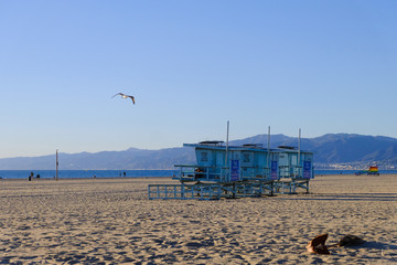 Santa Monica Beach bay watch
