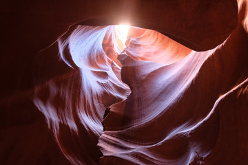 The heart of Antelope Canyon