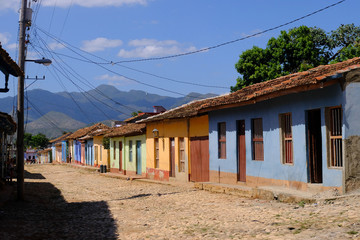Fototapeta na wymiar Colonial old town of Trinidad Cuba