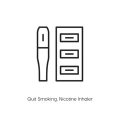 quit smoking  icon vector symbol