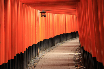 Fushimi Inari Shrine in Kyoto Japan