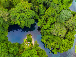 Matevulu Blue Hole, Espiritu Santa Island, Vanuatu, tourist destination