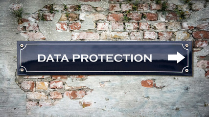 Street Sign DATA PROTECTION