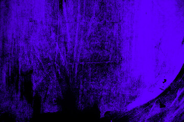 blue violet and black paint  background texture with brush strokes