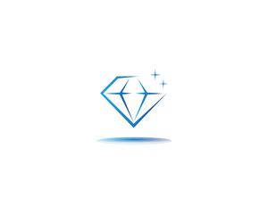 Diamond logo design template vector icon illustration