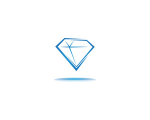 Diamond logo design template vector icon illustration