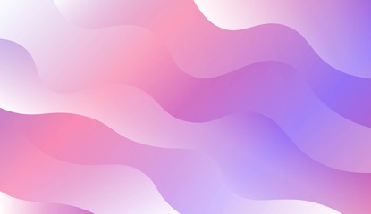 Wave Modern Background. For Your Design Wallpaper, Presentation, Banner, Flyer, Cover Page, Landing Page. Vector Illustration with Color Gradient.