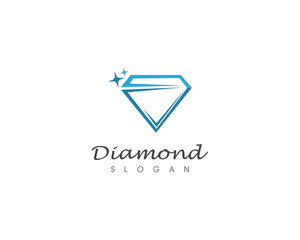 Diamond logo and vector illustration