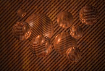 Fototapeta premium futuristic modern spheres wallpaper 