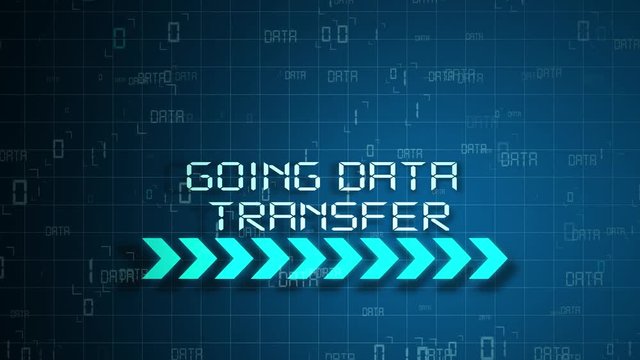 Abstract background with animation moving of lines for fiber optic network. Magic flickering dots or glowing flying lines. Animation of seamless loop.