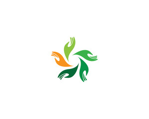 Hand Care Logo Template vector icon Business design
