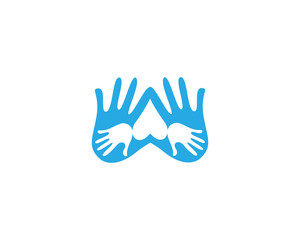 Hand Care Logo Template vector icon Business design
