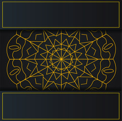 vector of simple mandala abstract background template with modern design, elegant and beauty with gradient colors, eps 10.