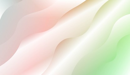 Modern Wavy Background. For Template Cell Phone Backgrounds. Vector Illustration with Color Gradient.