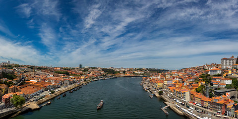 The Duoro River in Porto, Portugal