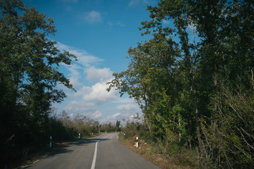 Exploring Istria countryside, quiet roads, most of them gravel