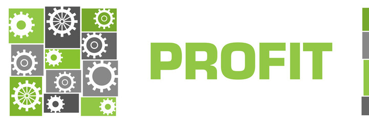 Profit Green Grey Gears Grid Left 