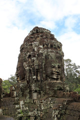 Fototapeta premium Buddha's face in Bayon Temple, Angkor Wat.