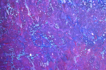 Abstract paint texture on canvas. Paint drops, brush strokes. Abstract art background
