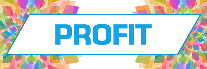 Profit Colorful Circular Floral Left Right 