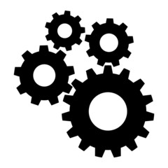 Settings icon, gear icon vector, gear symbol illustration. For web sites our mobile.