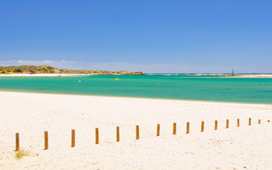 Murchison River meets the Indian Ocean - Kalbarri, WA, Australia