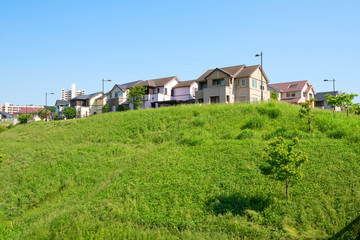 Fototapeta na wymiar 日本の住宅地　Japan's residential area, suburbs of Tokyo