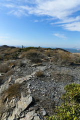 Fototapeta premium Mountains landscape of the National Park of Calblanque in Murcia, Spain.